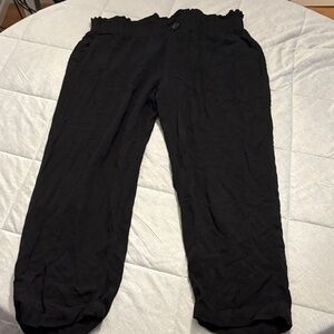 Black Lightweight Black Pants